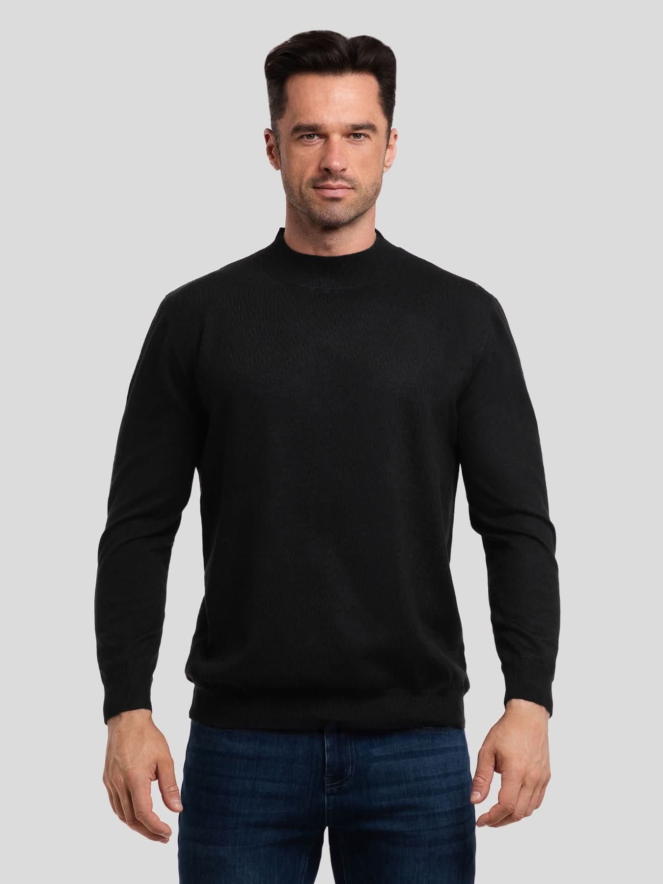 Gentletejido Mock Neck Sweater