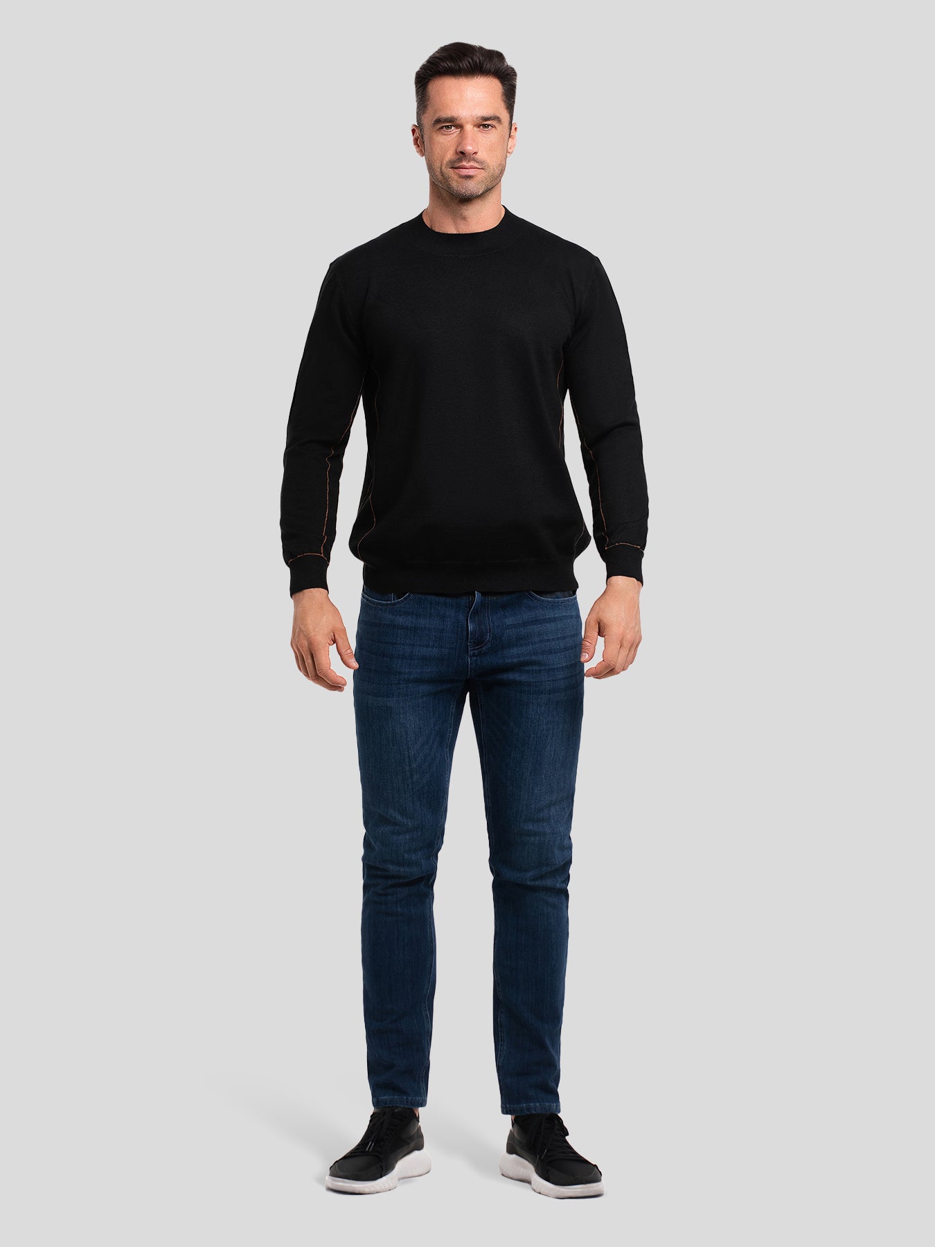 Gentletejido Contrast Stitch Sweater
