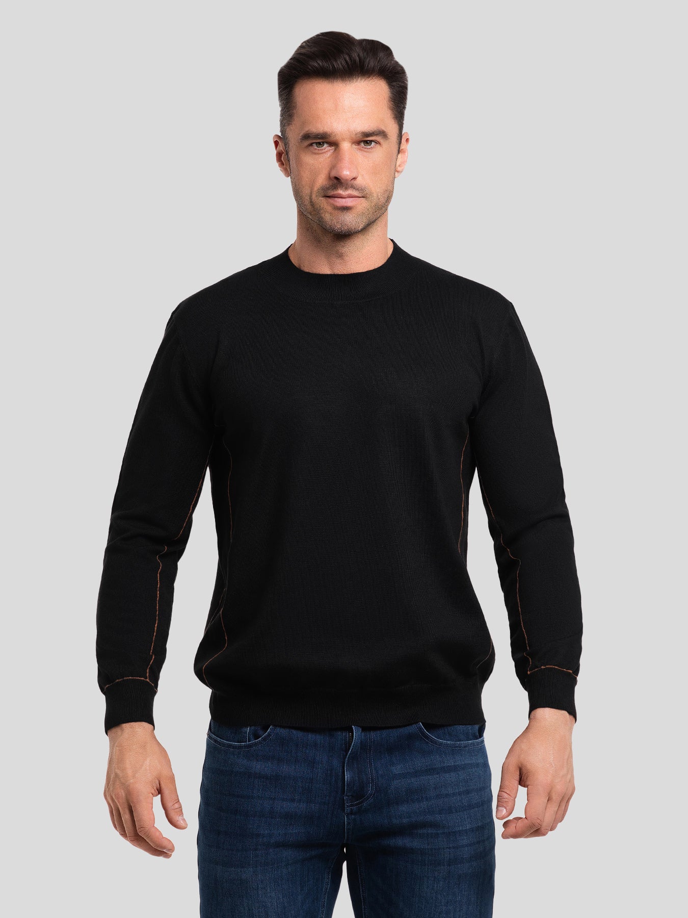 Gentletejido Contrast Stitch Sweater