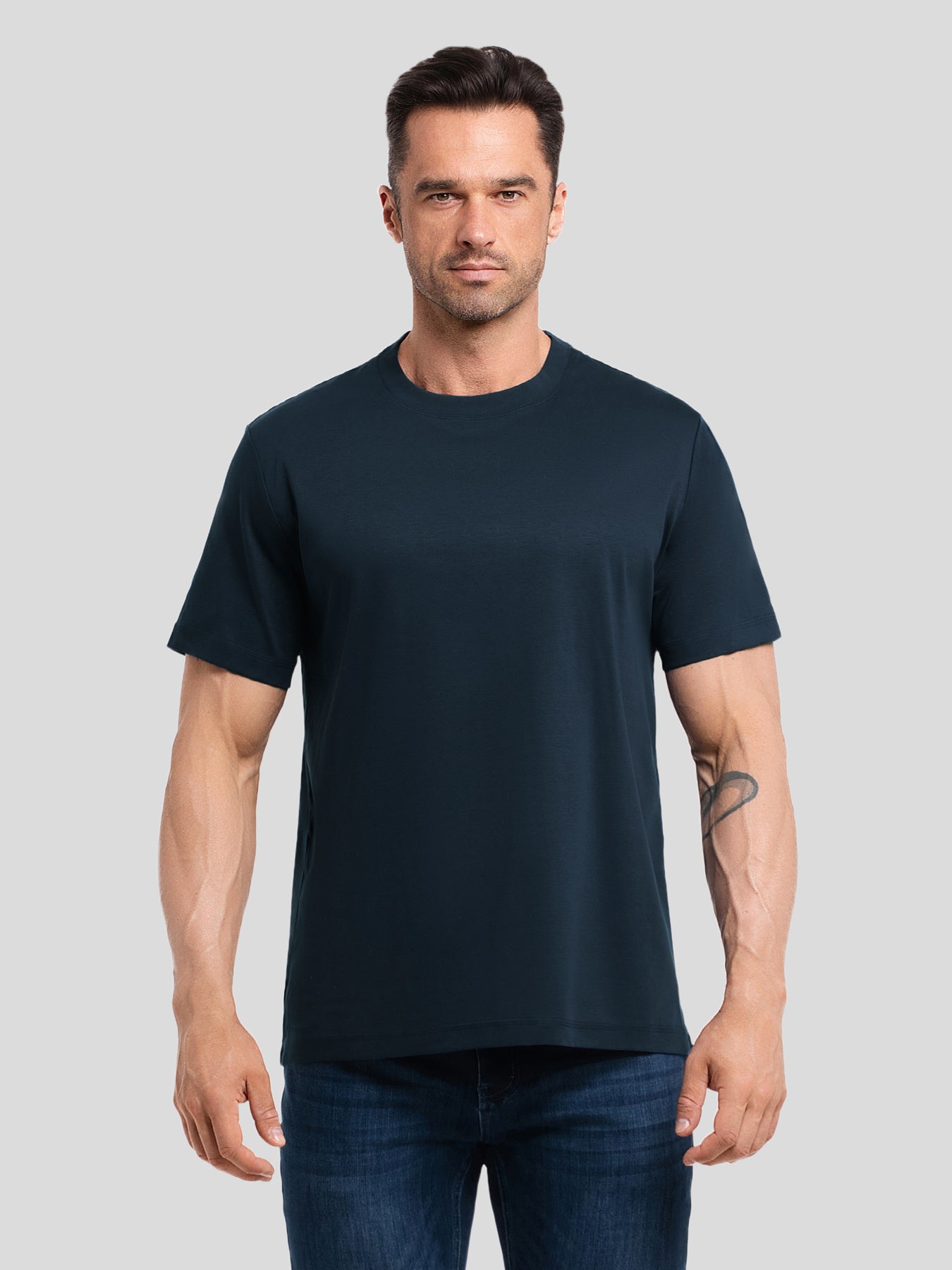 CloudWear 2.0 Split-Hem de manga corta Tee: de corte entallado