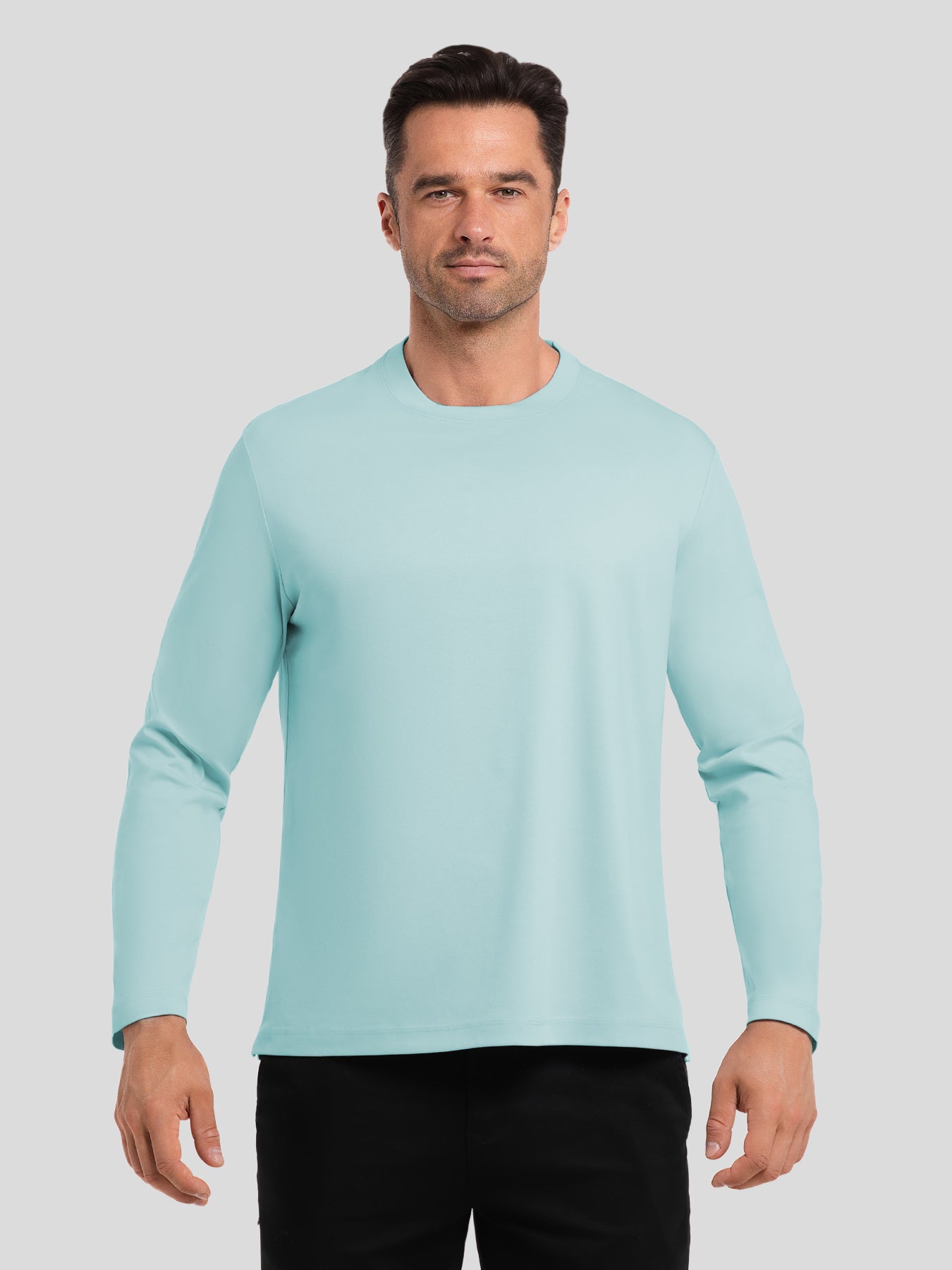 CloudWear 2.0 Split-Hem de manga larga Tee: clásico Fit
