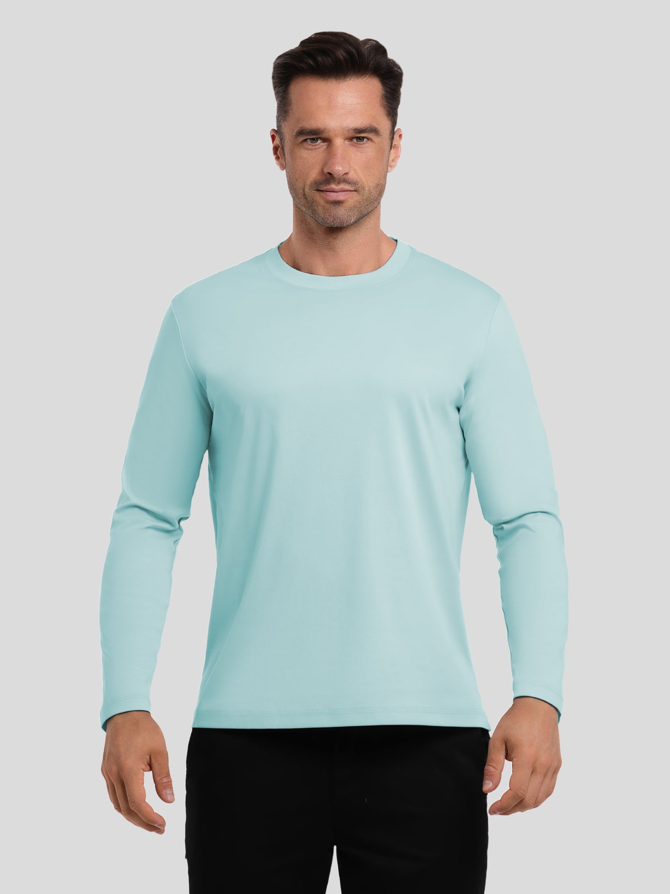 CloudWear 2.0 Split-Hem de manga larga Tee: de corte entallado