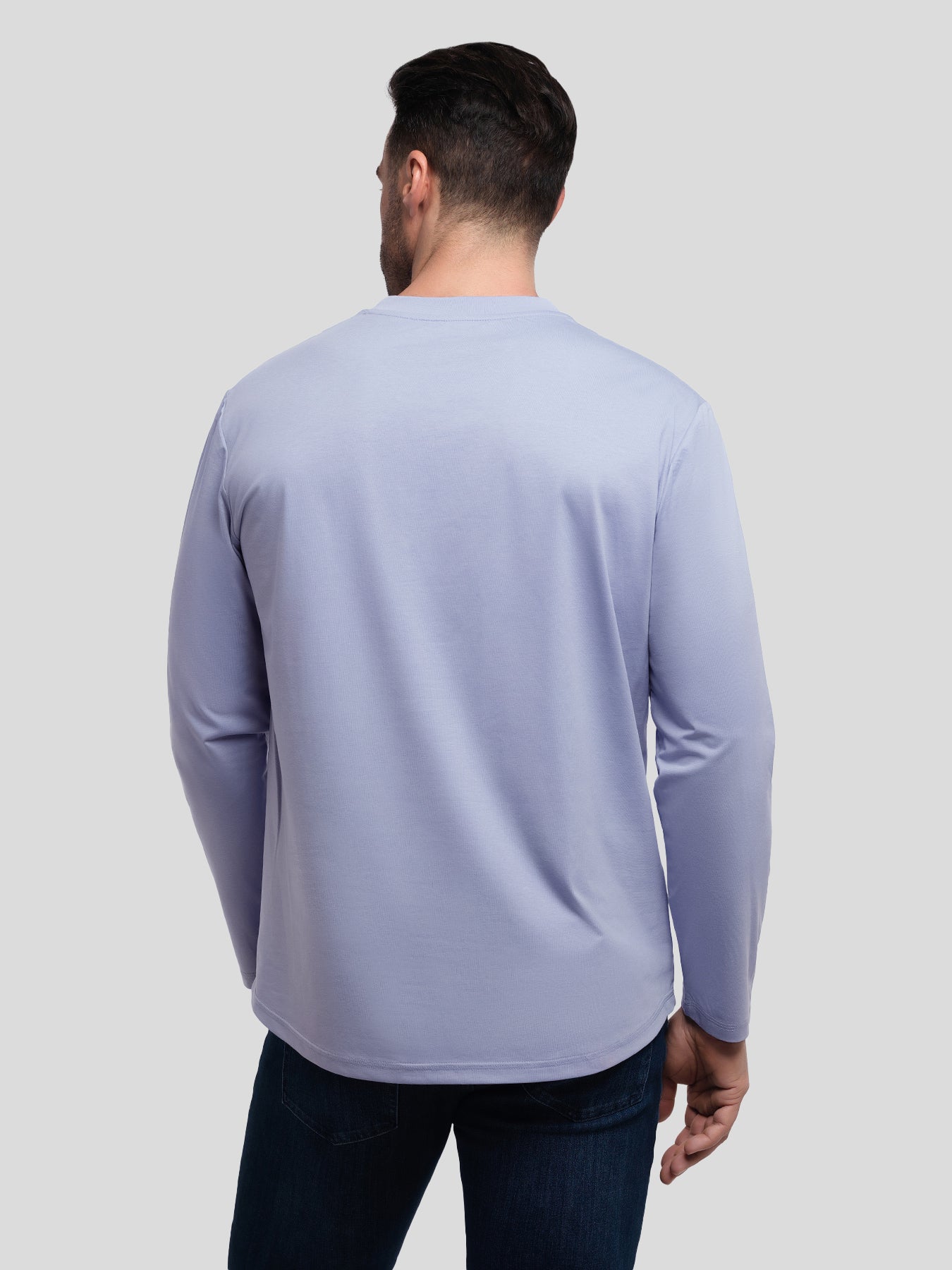 StaySmooth clásico Fit de manga larga Curve Hem Tee: 2024 New Colors