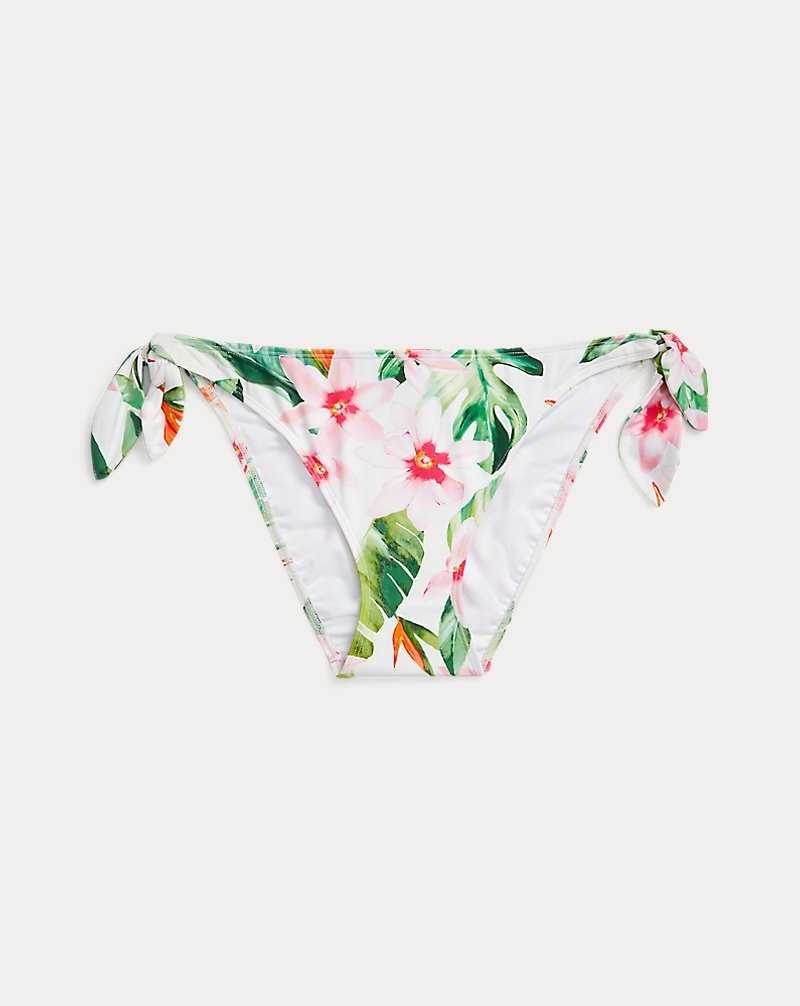 Abajo De Bikini Ralph Lauren Floral Side-Tie Hipster Mujer Blancos | LATQYJG-75 - vista 2