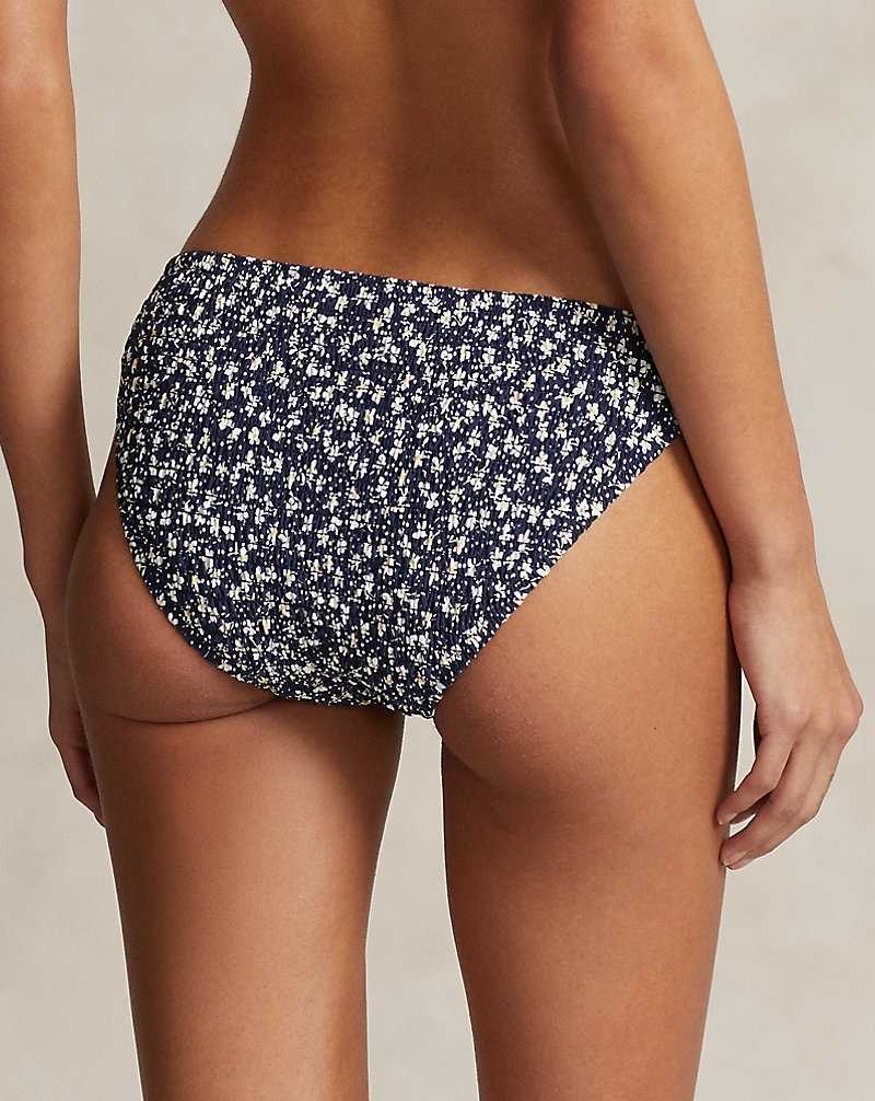 Abajo De Bikini Ralph Lauren Floral Smocked Hipster Bottom Mujer Multi | GNFCEYV-50 - vista 4