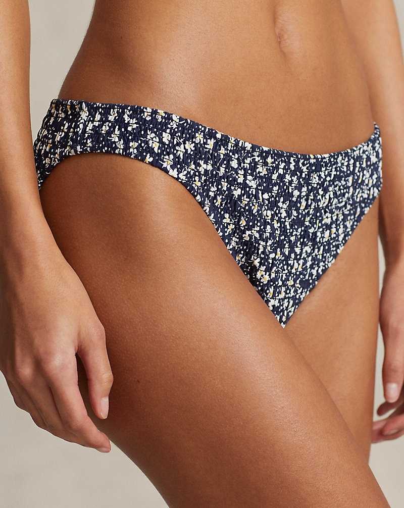 Abajo De Bikini Ralph Lauren Floral Smocked Hipster Bottom Mujer Multi | GNFCEYV-50 - vista 5