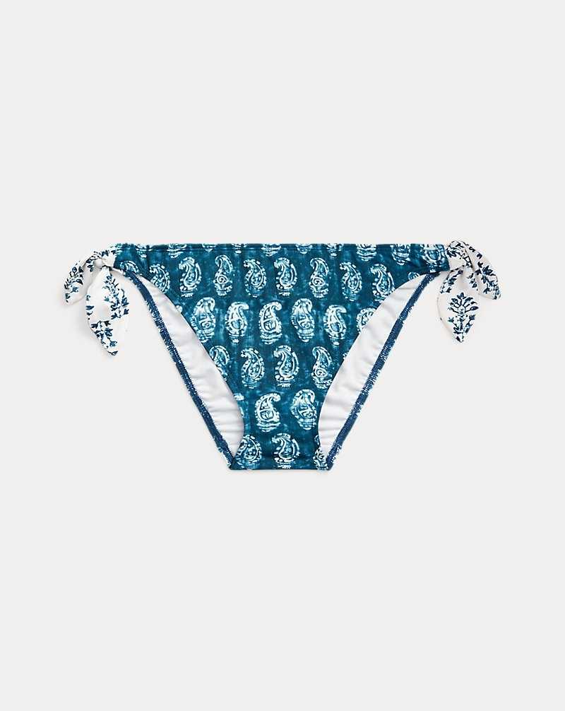 Abajo De Bikini Ralph Lauren Print Side-Tie Hipster Mujer Multi | PMHYIAD-75 - vista 2