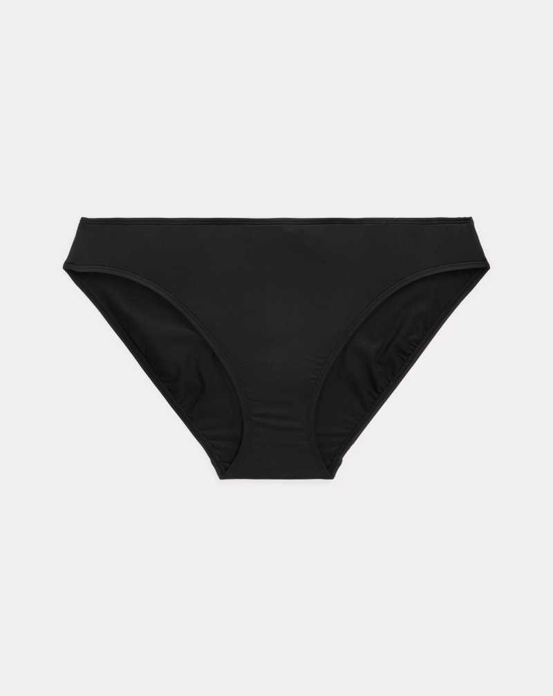 Abajo De Bikini Ralph Lauren Solid Hipster Mujer Negros | XZVPWYB-90 - vista 2