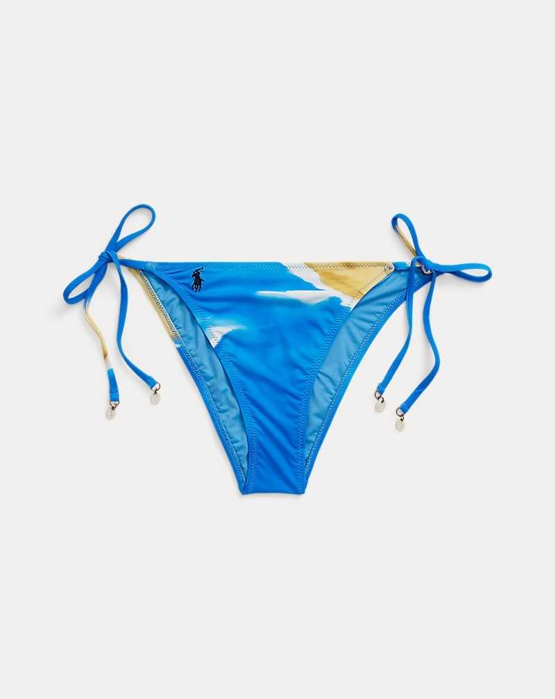 Abajo De Bikini Ralph Lauren Tie-Dye Side-Tie Mujer Multi | CFTKNQJ-23 - vista 2