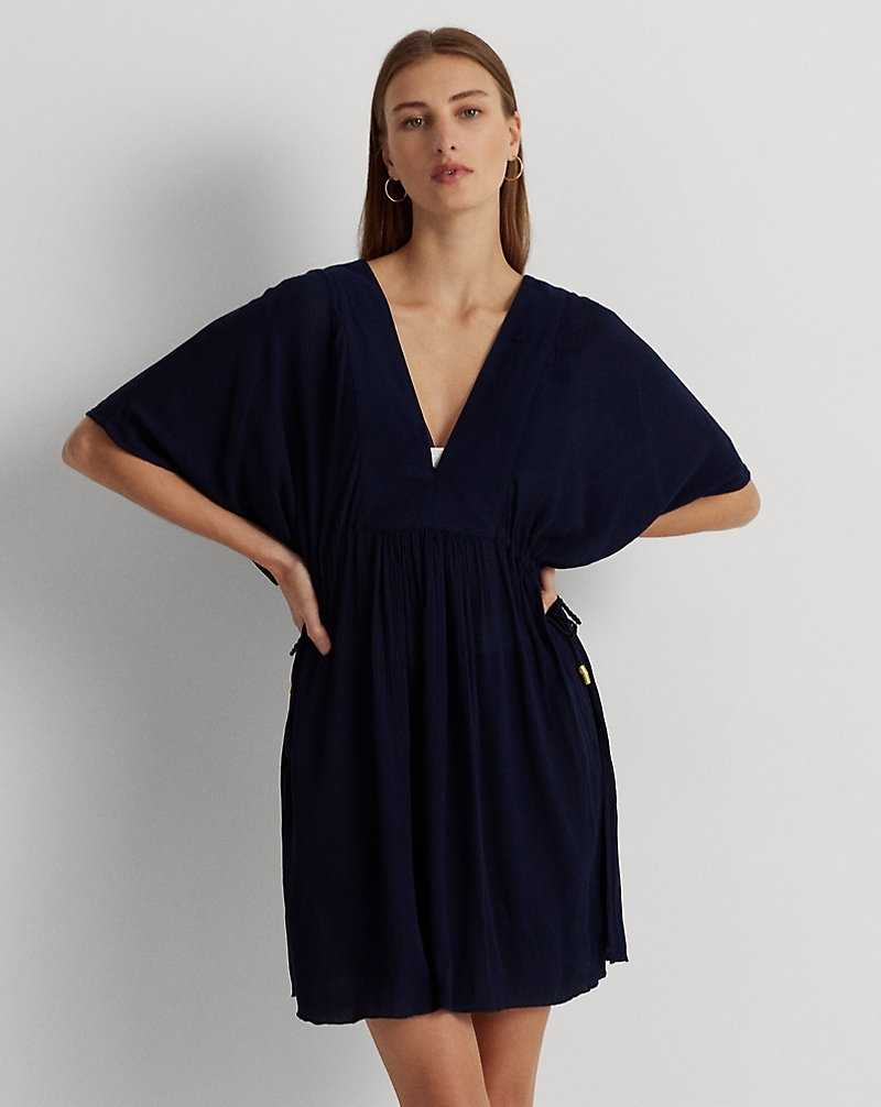 Abajo De Bikini Ralph Lauren Tunic Mujer Azul Marino Oscuro | TDUILSH-64 - vista 3