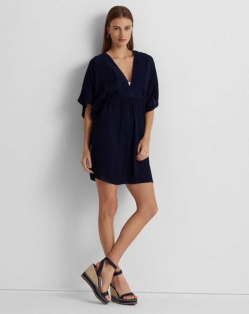 Abajo De Bikini Ralph Lauren Tunic Mujer Azul Marino Oscuro | TDUILSH-64 - vista 1