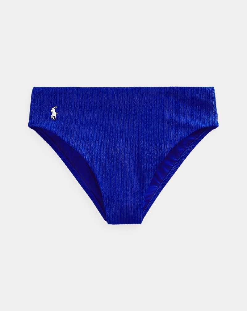Abajo De Bikini Ralph Lauren Twisted-Rib High-Waist Mujer Ultramarine | LBNTFVA-71 - vista 2