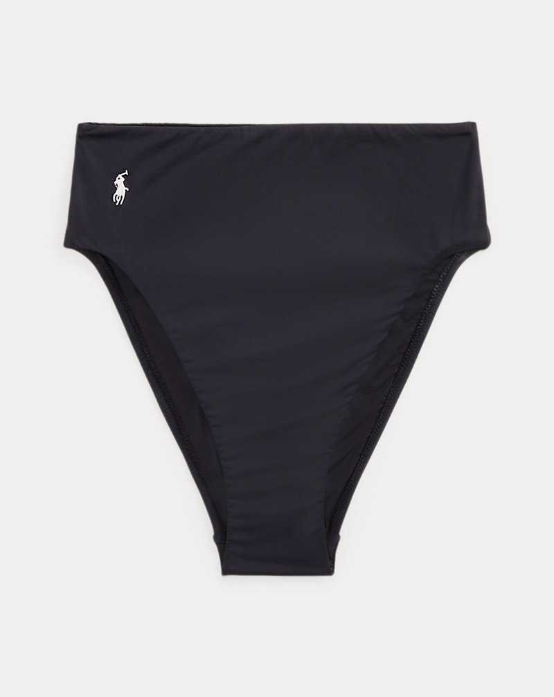 Abajo De Bikini Ralph Lauren Ultrahigh-Waist Mujer Negros | DQNVMKF-02 - vista 2