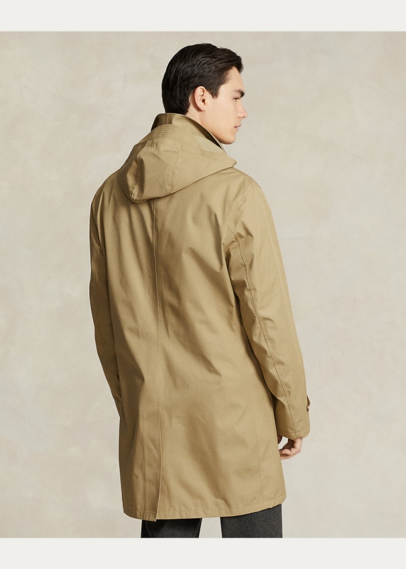 Abrigos Agua-Repellent Encapuchado Caminar Hombre Marrom | WKLG25183 - vista 6