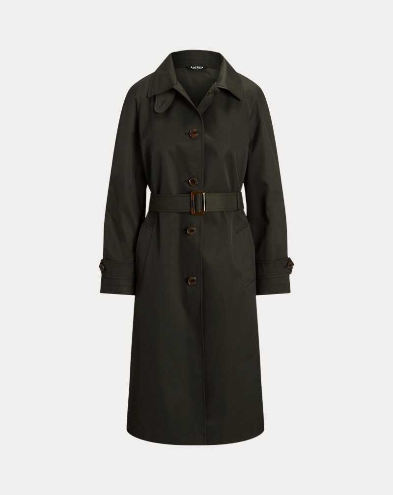 Abrigos Ralph Lauren Belted Cotton-Blend Trench Mujer Litchfield Loden | UCPROWE-54 - vista 2
