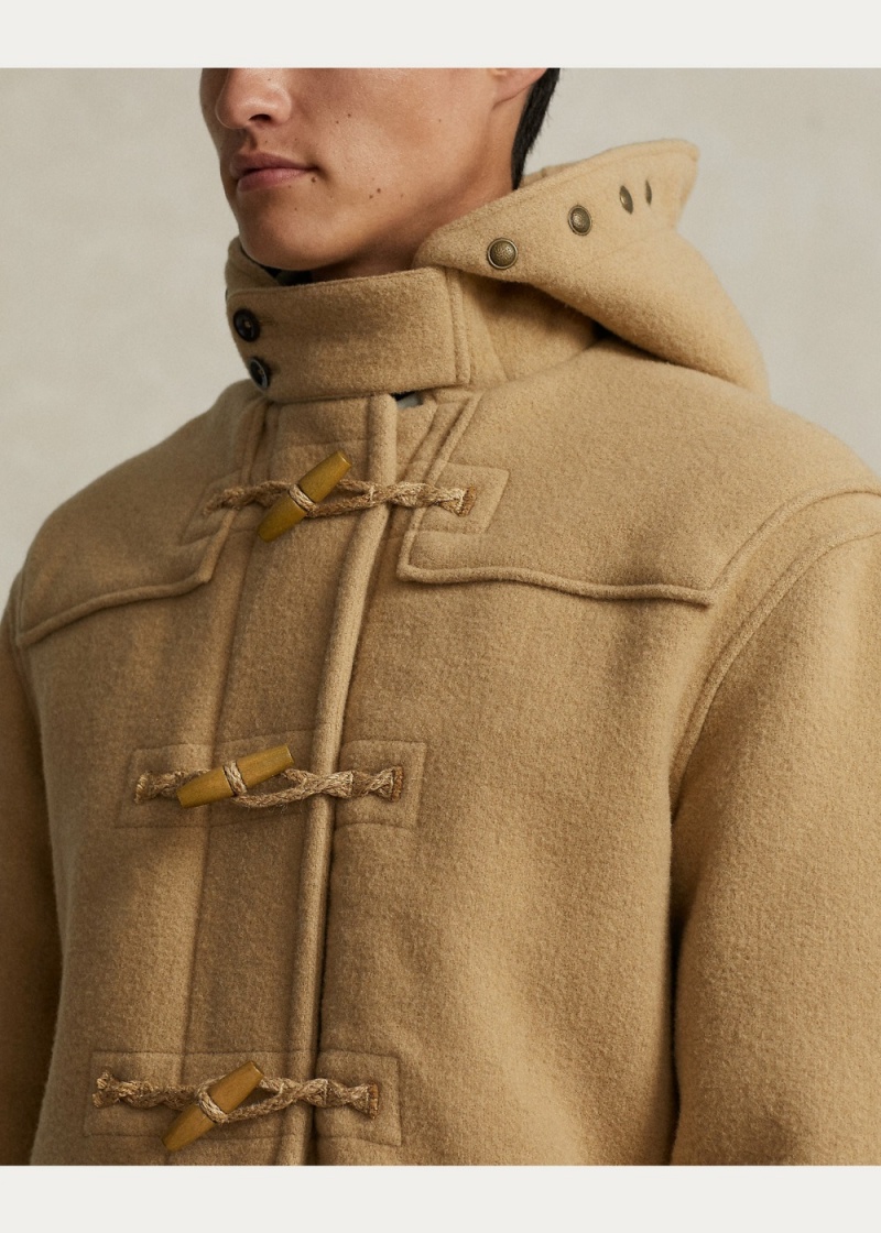 Abrigos Double-Faced Lana Toggle Hombre Marrom | UBDJ71028 - vista 2