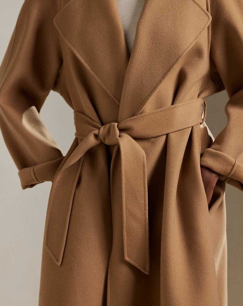 Abrigos Ralph Lauren Leonarda Wrap Mujer Camel | TUILWAB-50 - vista 5