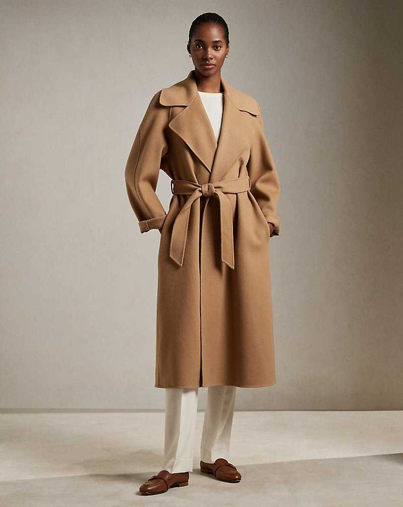 Abrigos Ralph Lauren Leonarda Wrap Mujer Camel | TUILWAB-50 - vista 1