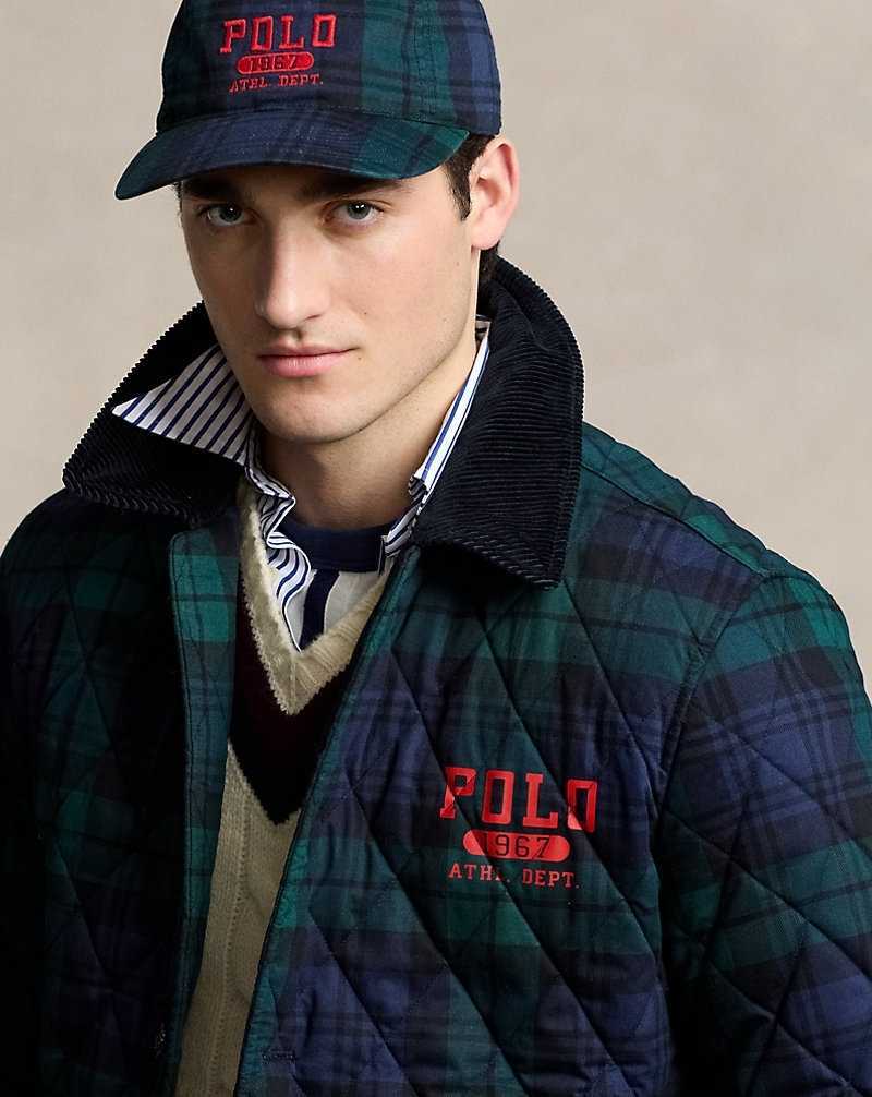 Abrigos Ralph Lauren Logo Plaid Barn Hombre Heritage Blackwatch | VFQBELN-05 - vista 5