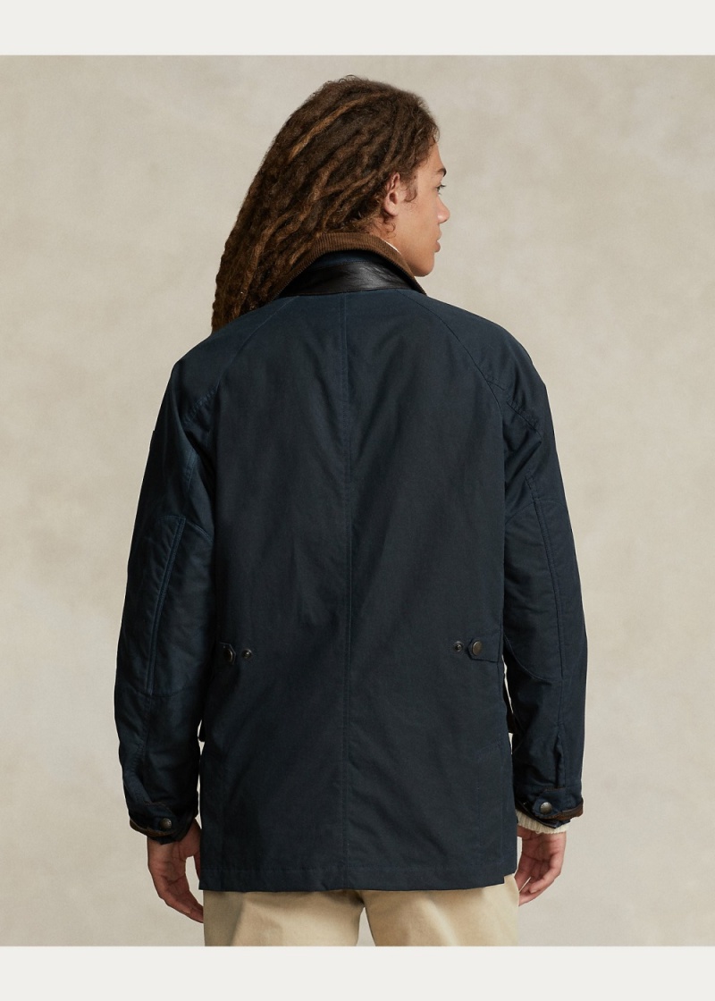 Abrigos Oilcloth Car Hombre Azul Marino | MCIJ02489 - vista 4
