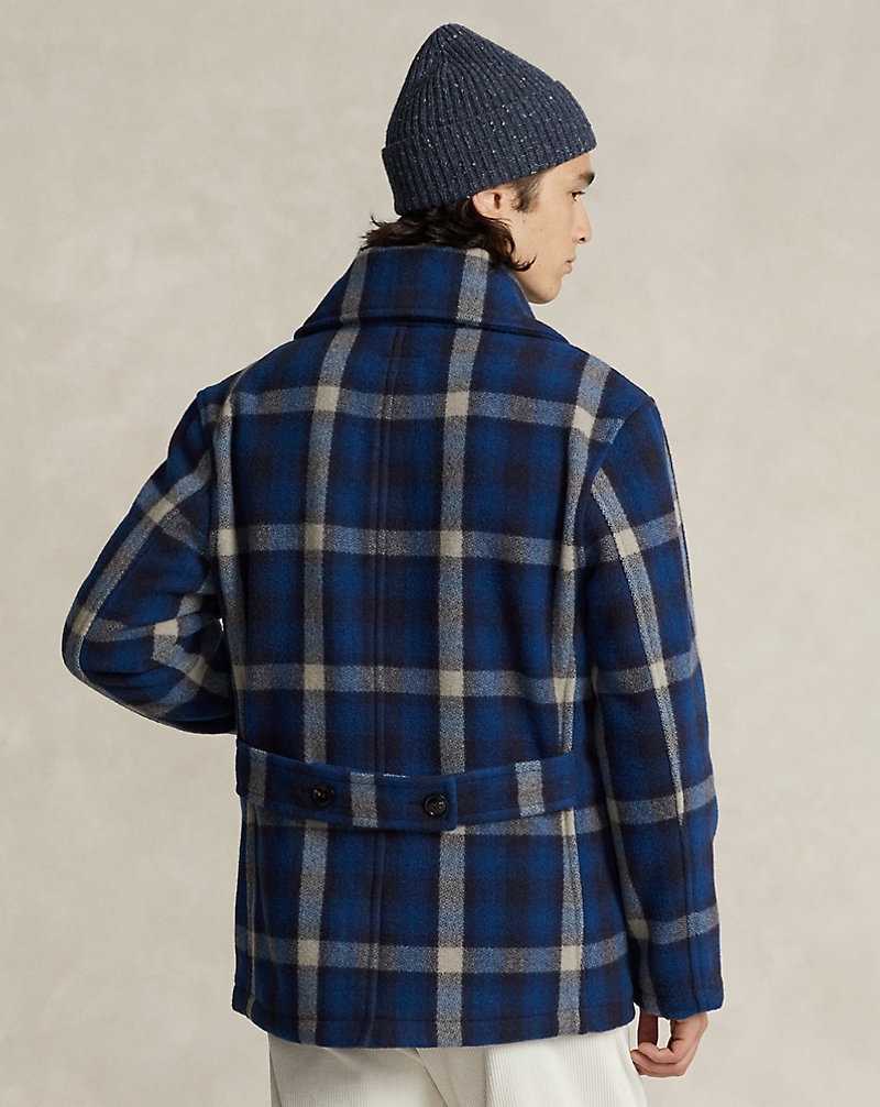 Abrigos Ralph Lauren Plaid Wool-Blend Ranch Hombre Buffalo Plaid Multi | CIYOUNP-82 - vista 4