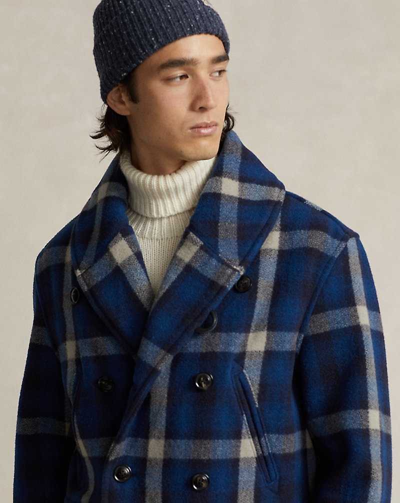 Abrigos Ralph Lauren Plaid Wool-Blend Ranch Hombre Buffalo Plaid Multi | CIYOUNP-82 - vista 5