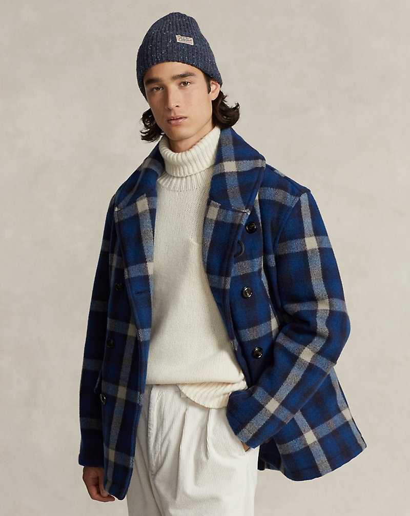 Abrigos Ralph Lauren Plaid Wool-Blend Ranch Hombre Buffalo Plaid Multi | CIYOUNP-82 - vista 1
