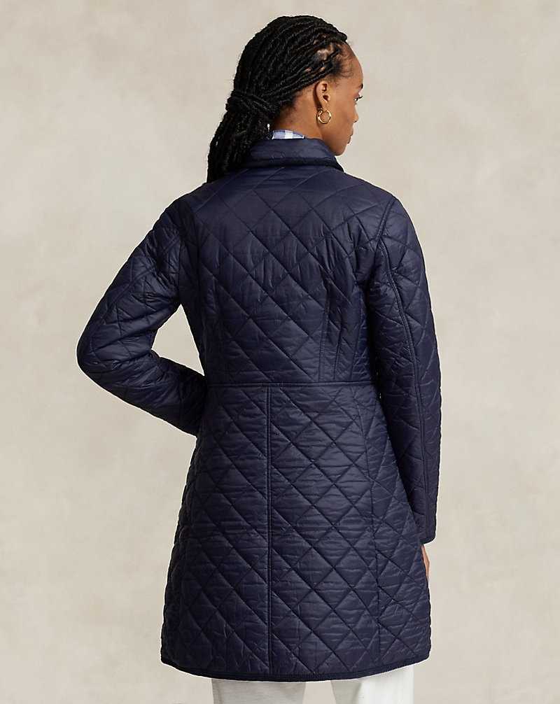Abrigos Ralph Lauren Quilted Mujer Azul Marino | FRUICWE-19 - vista 4
