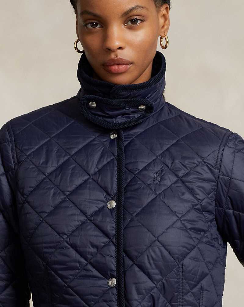 Abrigos Ralph Lauren Quilted Mujer Azul Marino | FRUICWE-19 - vista 5