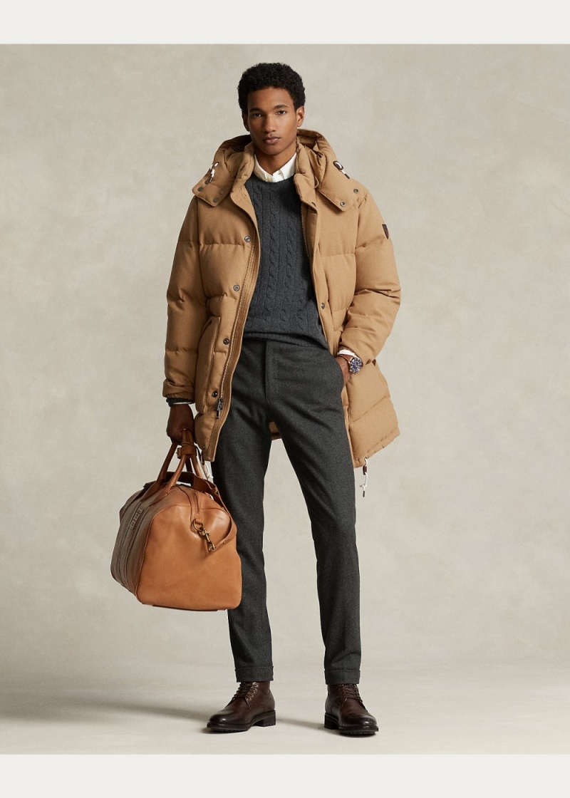 Abrigos The Wainwright Lana-Blend Down Hombre Negros | BUFE03984 - vista 5