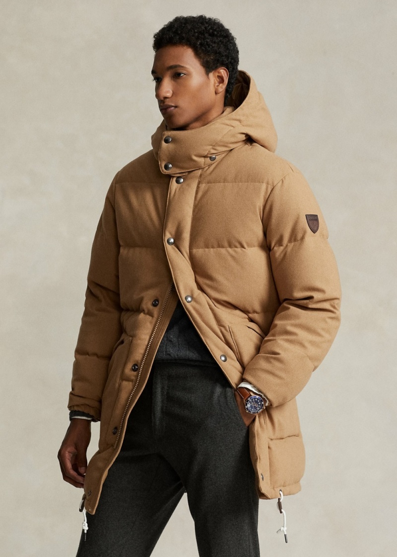 Abrigos The Wainwright Lana-Blend Down Hombre Negros | BUFE03984 - vista 1