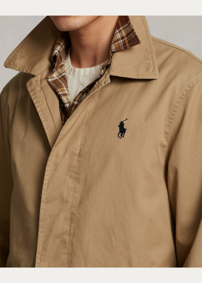 Abrigos Twill Caminar Hombre Marrom | DYSF30269 - vista 4