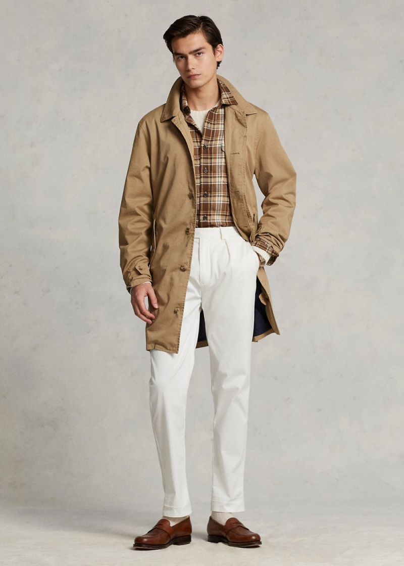 Abrigos Twill Caminar Hombre Marrom | DYSF30269 - vista 1
