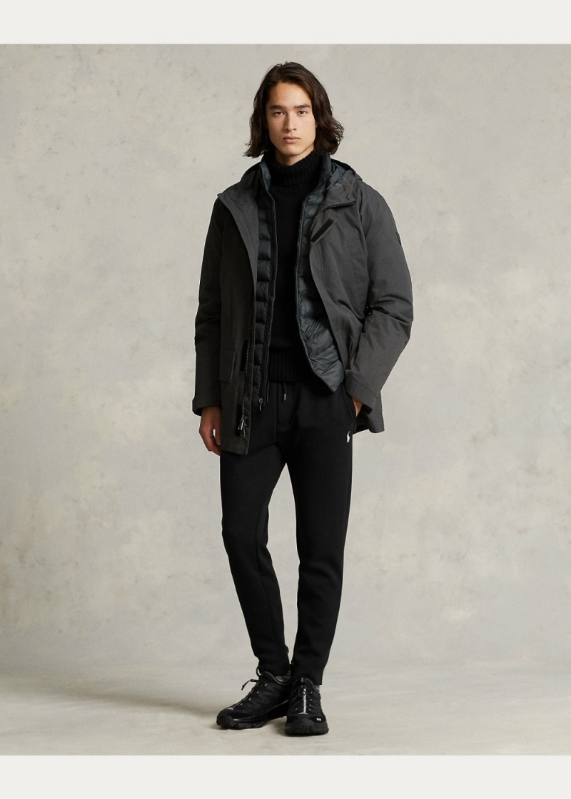 Abrigos Twill Encapuchado & Acolchado Liner Hombre Grises | ANHC13286 - vista 5