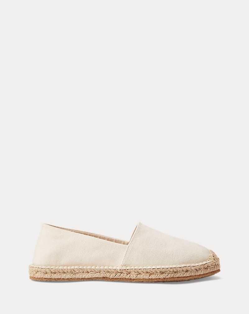 Alpargata Ralph Lauren Canvas Hombre Greige | PJLDFHX-39 - vista 1
