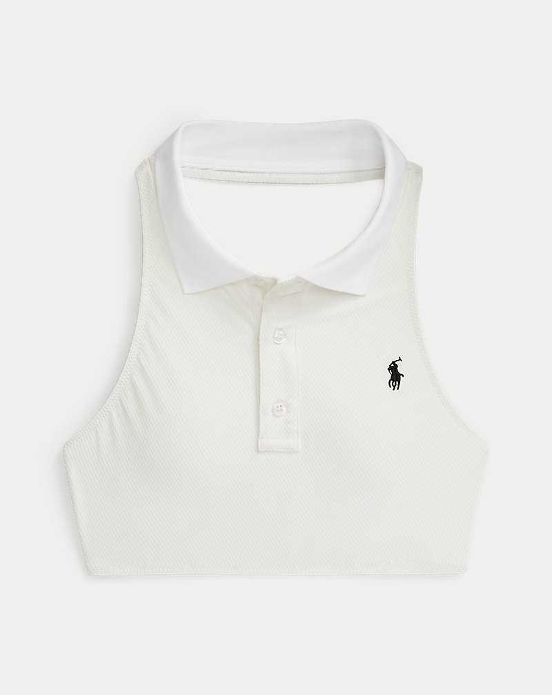 Arriba De Bikini Ralph Lauren Collar Halter Mujer Blancos | BONVFKR-57 - vista 2