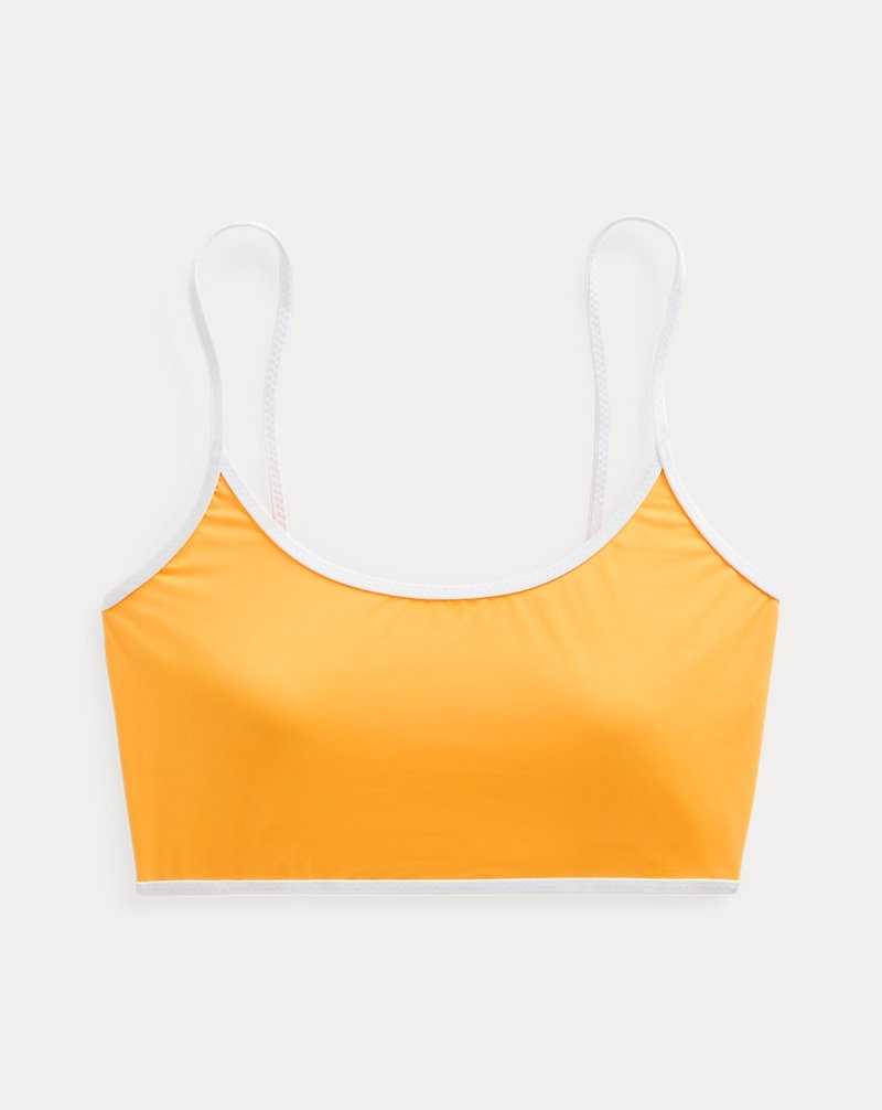 Arriba De Bikini Ralph Lauren Cropped Cami Mujer Sunflower | VGOMPQE-41 - vista 2