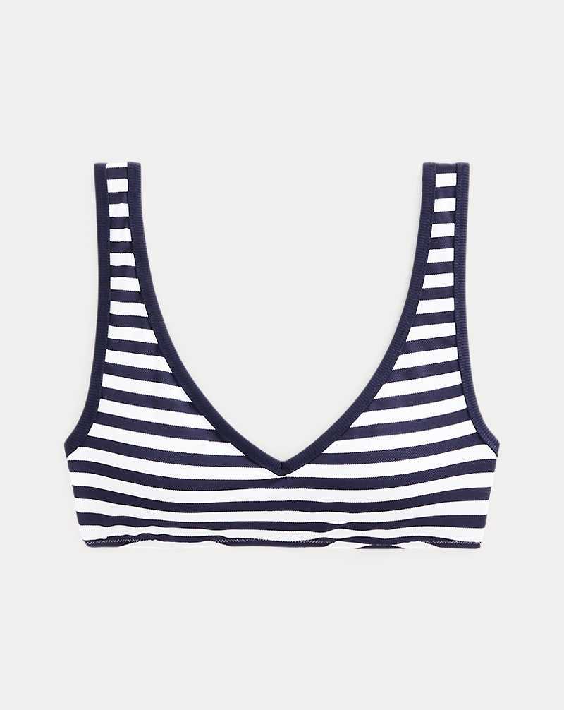 Arriba De Bikini Ralph Lauren Eyelet Mujer White/navy | UNEMDCX-86 - vista 2