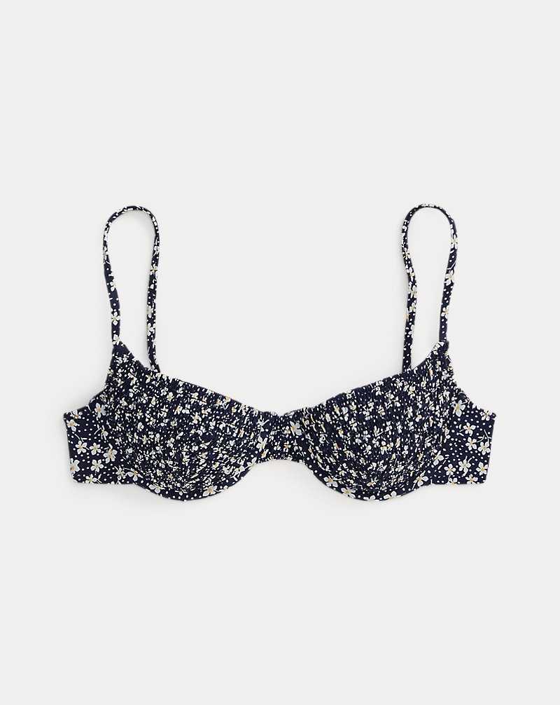 Arriba De Bikini Ralph Lauren Smocked Floral Balconette Mujer Multi | TZORNUK-21 - vista 2