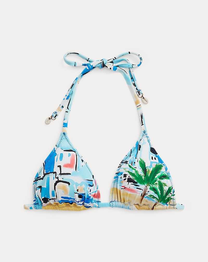 Arriba De Bikini Ralph Lauren Tropical-Print Halter Mujer Multi | EDTMRWL-61 - vista 2