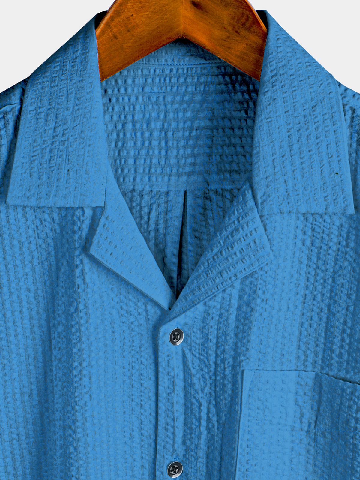 Camisa Summer casual Button Up 100% de algodón de manga corta Beach Hawaiian para hombre
