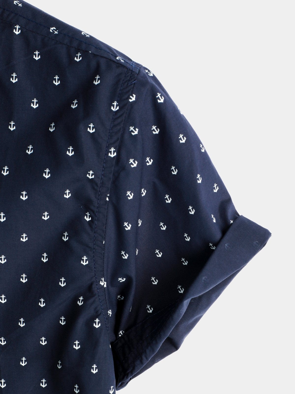 Camisa casual de manga corta estampado para hombre