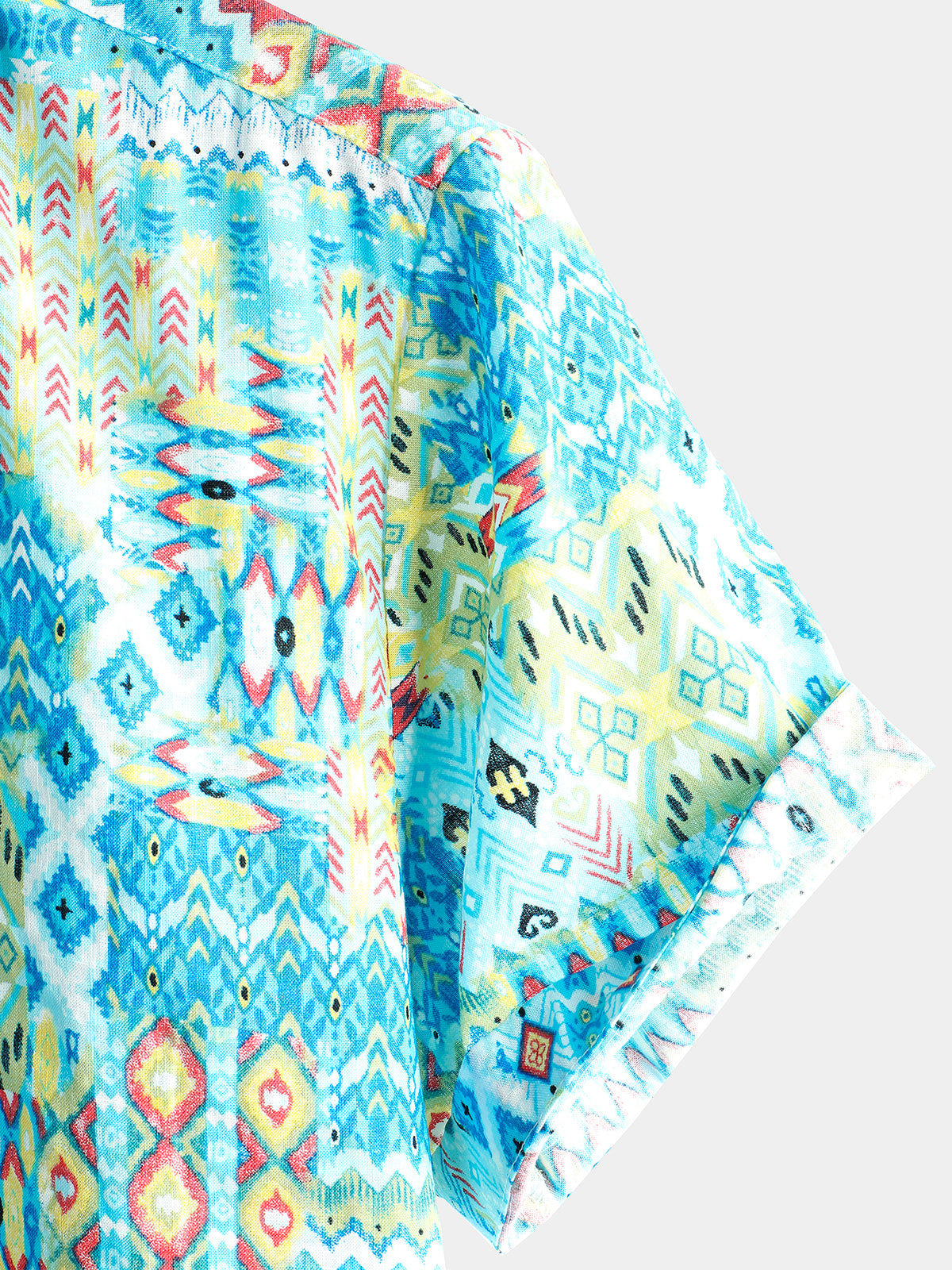 Camisa Boho de manga corta Hawaiian para hombre