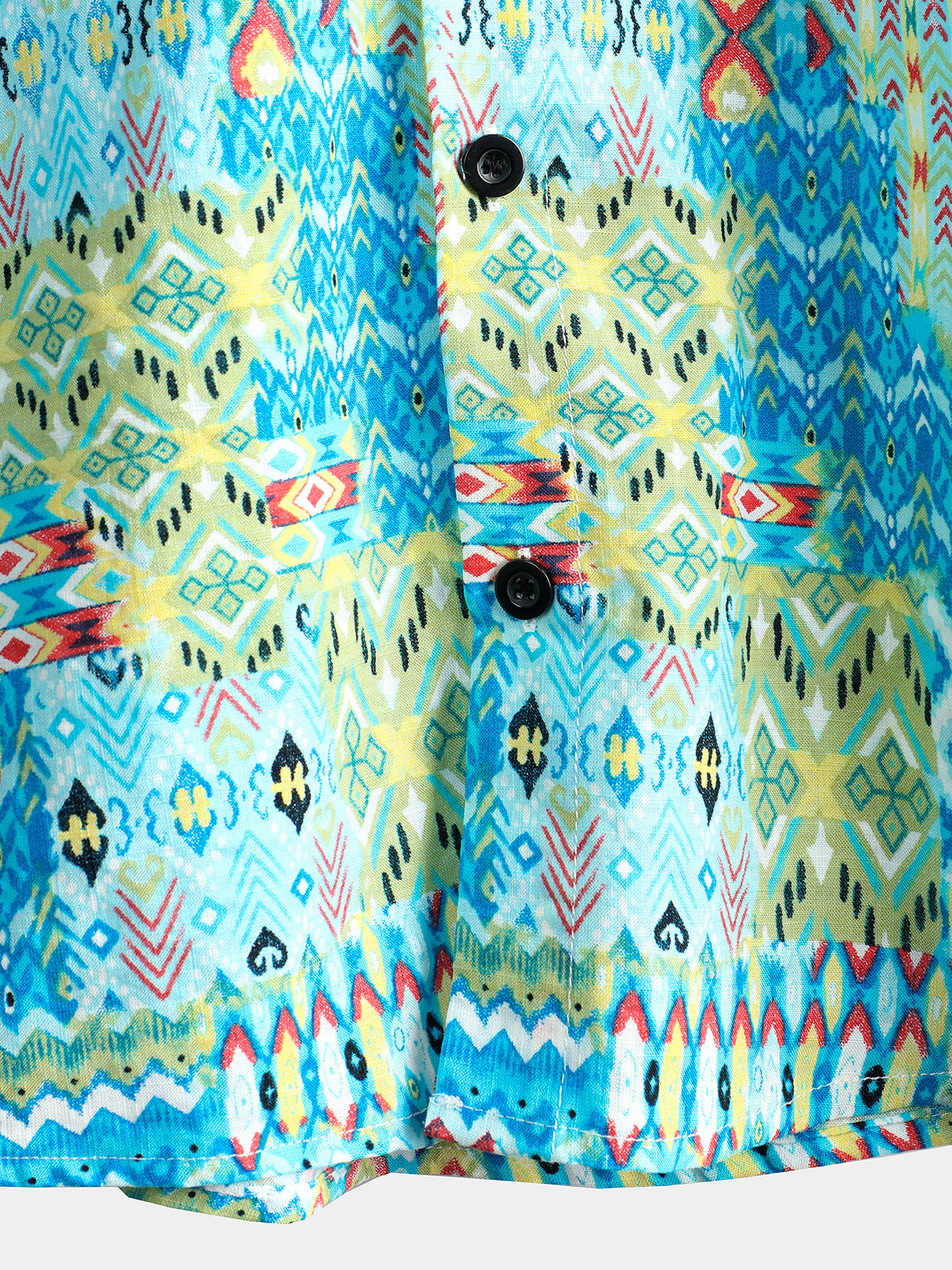 Camisa Boho de manga corta Hawaiian para hombre