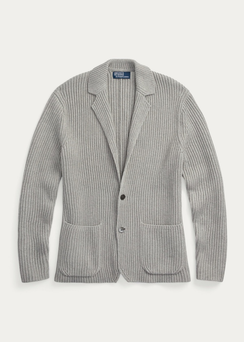Blazers Algodon-Cashmere Hombre Grises | ECWQ20634 - vista 2