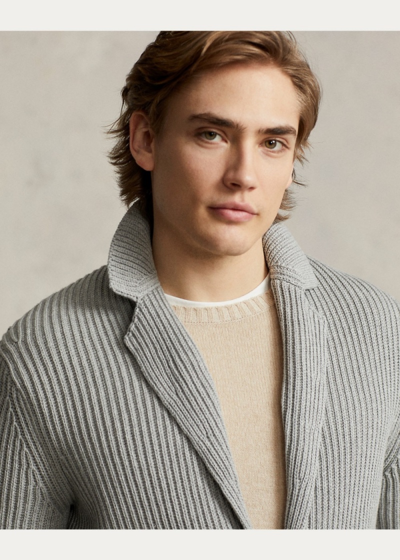 Blazers Algodon-Cashmere Hombre Grises | ECWQ20634 - vista 5