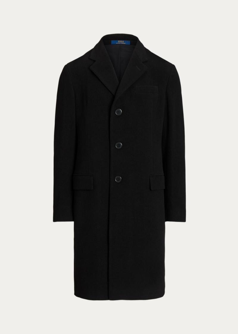 Blazers Brushed Twill TopCoats Hombre Negros | QBTE92017 - vista 1