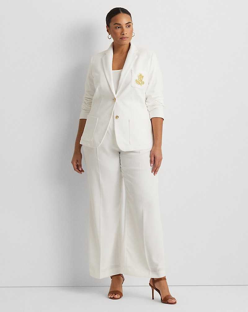 Blazers Ralph Lauren Bullion Jacquard Mujer Blancos | GDQPIJR-48 - vista 3