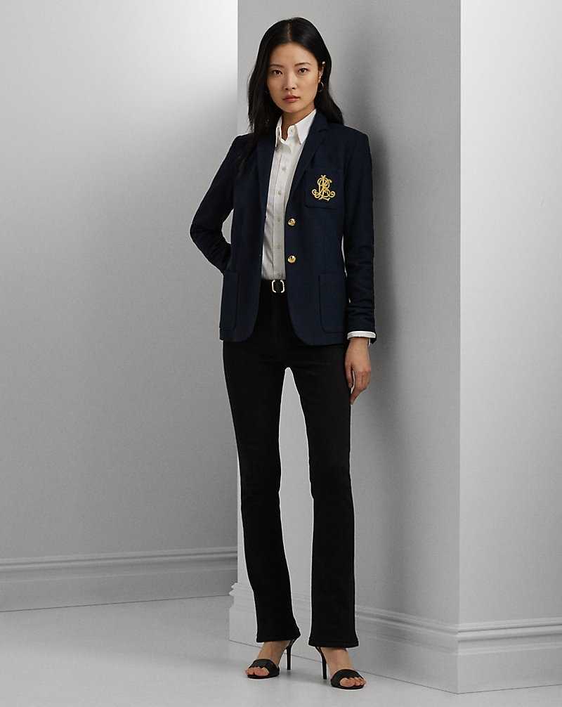 Blazers Ralph Lauren Bullion Jacquard Mujer Azul Marino | ICGQXPK-68 - vista 3