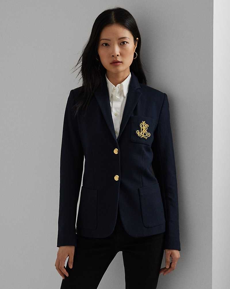 Blazers Ralph Lauren Bullion Jacquard Mujer Azul Marino | ICGQXPK-68 - vista 1